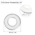 thumbnail image 3 of Uxcell 1/2" 316 Stainless Steel Flat Washer for Screw Bolt 25 Pack, 3 of 5
