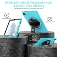 thumbnail image 3 of K-Lion Rugged Case for Samsung Galaxy Tab A8 10.5 inch X200 X205,Kids Friendly Heavy Duty Silicone Case Hand Strap Kickstand Shockproof 3-Layer Protection Cover for Samsung Galaxy Tab A8 10.5 , Blue, 3 of 7