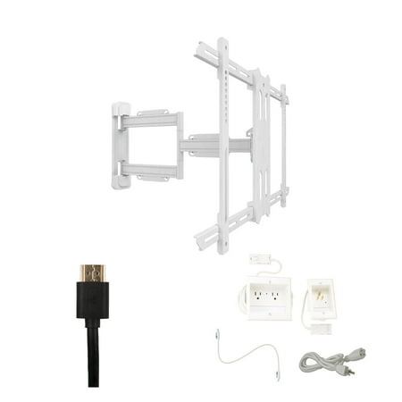 Kanto PS350W Tv Mounting package W/ DUAL outlet thru wall power kit And HDMI Cable - image 5