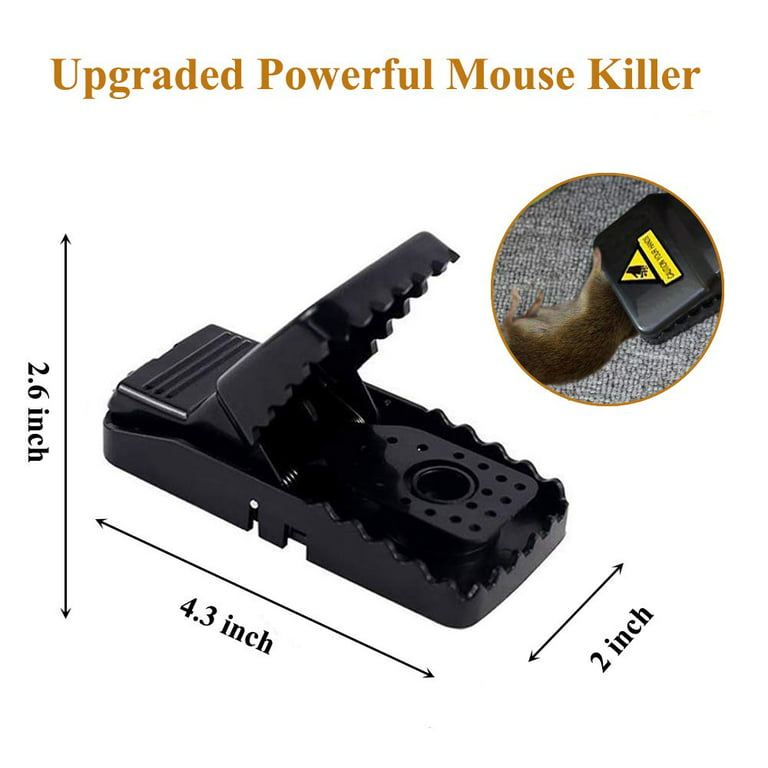 Mouse Trap, Mouse Traps That Work Small Mice Trap Outdoor Indoor Best Snap  Traps for Mouse/Mice Safe and Reusable 6 Pack Quick Kill Mice Traps 