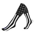 thumbnail image 2 of Thin Blue Line America Flag Compression Socks for Women Men Circulation Graduated Supports Socks for Running Athletic Sports, 2 of 8