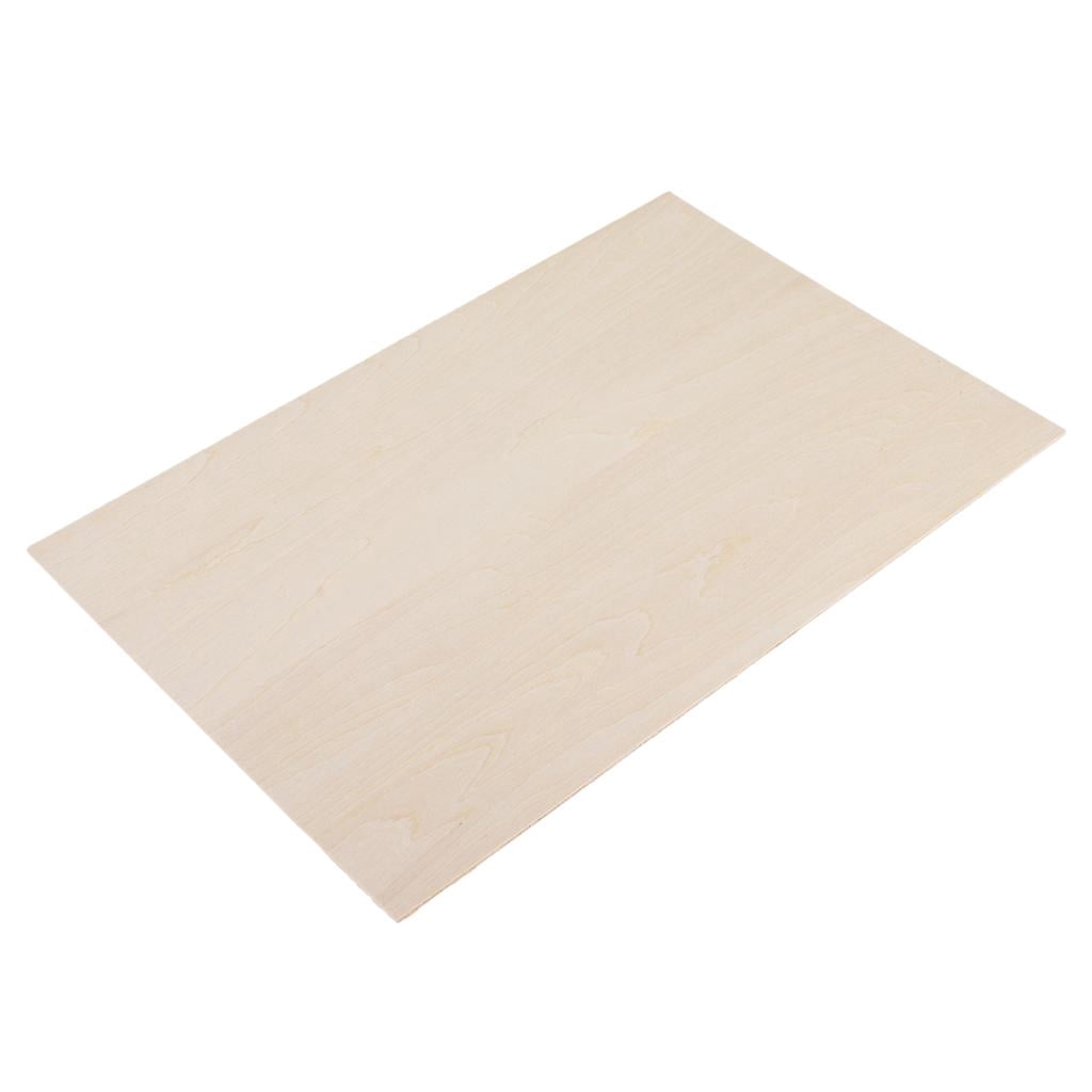 Basswood Sheets 2mm Thick RC Airplane Model DIY Making Kits 200x450mm 5pcs