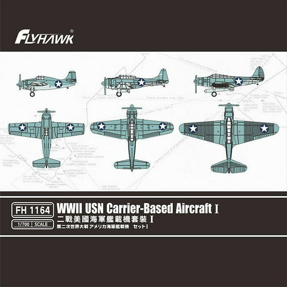 Flyhawk FH1164 Model Kit 1/700 scale USN Carrier-Based Aircraft I 2020 Model Kit