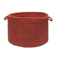 thumbnail image 1 of Colonial Mills BR78A018X018 Boca Raton - Terracotta 18 in. x 12 in. Utility Basket, 1 of 5