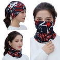 thumbnail image 4 of Face Bandana Printed Unisex Versatile Soft Neck Gaiter Circle Scarf Head Scarf, 4 of 10