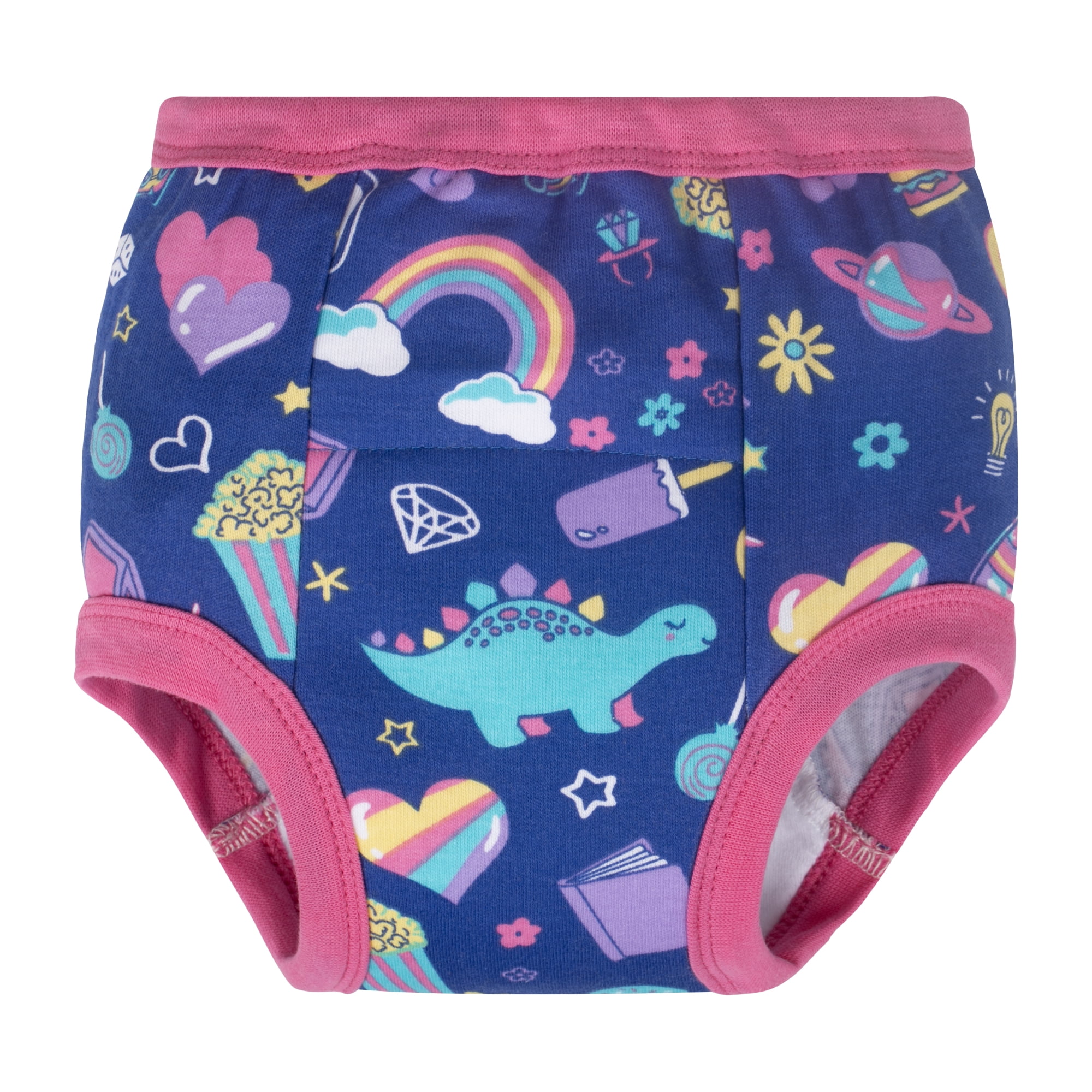 BIG ELEPHANT 10-pack Baby Potty Training Underwear, Soft 100% Cotton Absorbent Training Pants for Boys & Girls, Ages 12M-10Y