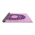 thumbnail image 2 of Ahgly Company Indoor Rectangle Medallion Pink Traditional Area Rugs, 8' x 12', 2 of 4