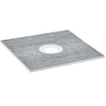 thumbnail image 1 of KFFKFF Shower Base Kit, 36"x36" Shower Tray Set with 6.3" Central Outlet, Featherweight EPS Shower Assembly Kits with 2 Water-Resistant Fabrics, Shower Tray Gradient Rods Suitable for Restroom, 1 of 9