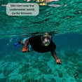 thumbnail image 7 of Full Face Snorkel Mask for Adults | CO2 Safe | Fullface Diving Mask from Khroom (Blue, from 5'7"), 7 of 7