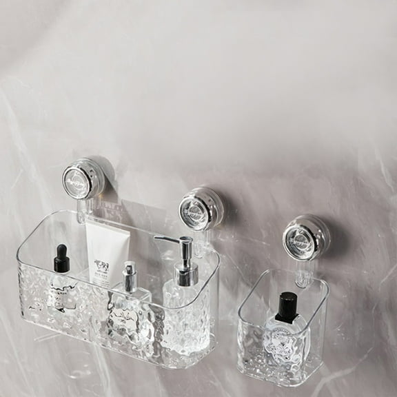 CVLNCYCLING Shower Caddy Suction Cup,Shower Caddy Hanging,Shower Caddy Shower Organizer Bathroom Shower Shelves,Storage Box for Bathroom