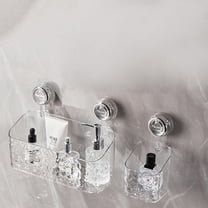 CVLNCYCLING Shower Caddy Suction Cup,Shower Caddy Hanging,Shower Caddy Shower Organizer Bathroom Shower Shelves,Storage Box for Bathroom
