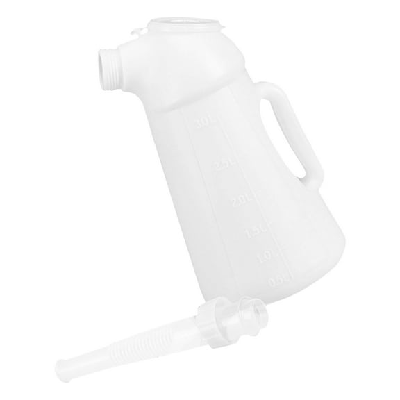 FOMIYES Engine Oil Bottle 2L for Vehicle Oiler Can Pour Bottle Dispenser Container