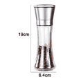thumbnail image 2 of Pepper and Salt Grinder Set of 2-Refillable Coarseness Adjustable Pepper Mill Shaker ( Two Pack), 2 of 5