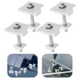 thumbnail image 2 of 4pcs Aluminum Alloy Solar Panel Mid Clamps with Hex Socket Head Cap Bolts and Spring Washer for Solar Panel Mounting Hardware, 2 of 6