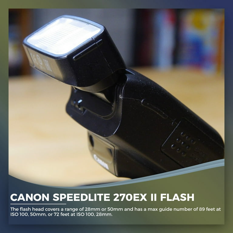 Canon Speedlite 270EX II Flash for Canon SLR Cameras
