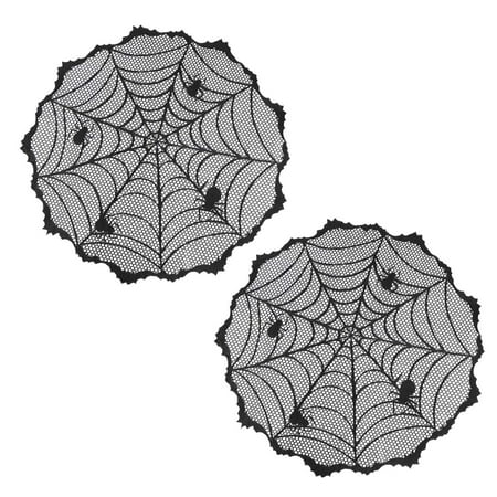 

LYCAQL Table Runners Decoration Festival Lace Table Runner Black Mesh Decoration