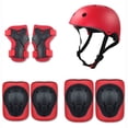 thumbnail image 4 of Casco Protección Kit Niños Rodilleras Y Muñequeras Y Coderas-Rojo, 4 of 5