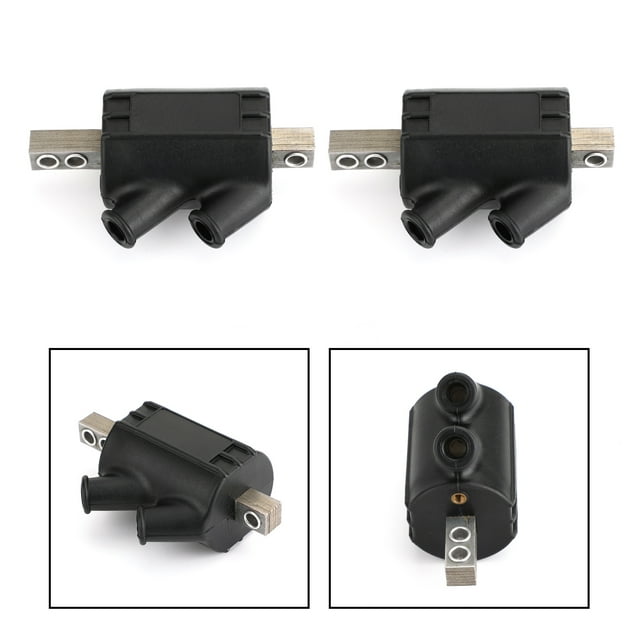 2PCS Ignition Coils 3 ohm Dual output For Honda cb 500 550 750 GL1000 DC1-1