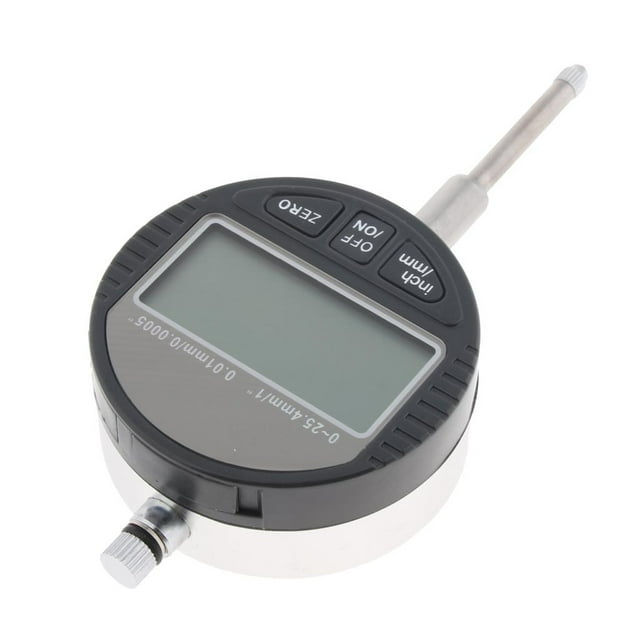 Indicador LCD digital de calibre de rango de 0-25 mm Precisión mm / 0.0005 pulgadas Portátil Yotijar Indicador de dial digital