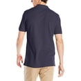thumbnail image 3 of Lacoste NAVY Men's Slim Fit Short Sleeve Ribbed Polo Shirt, US 2X-Large, 3 of 3