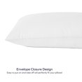 thumbnail image 2 of BLC White Pillowcases Pack Of 2 King Size 1800 Thread Count Brushed Microfiber Ultra Soft Easy Care Envelope Closure Pillow Covers, 2 of 6