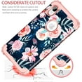 thumbnail image 3 of FFIY for iPhone XR Case, Heavy Duty Shockproof Protection Hard Plastic+Silicone Rubber Hybrid Protective Case for FFIY iPhone XR 6.1 Inch 2018 Navy Blue, 3 of 7