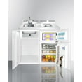 thumbnail image 4 of 39" Wide All-In-One Kitchenette, White, Glass Burners, 4 of 5