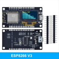 thumbnail image 4 of Placa de Desarrollo ESP8266 V3 con Pantalla OLED de 0,96 Pulgadas, Módulo WiFi CH340 ESP-12F para /Micropython A, 4 of 5