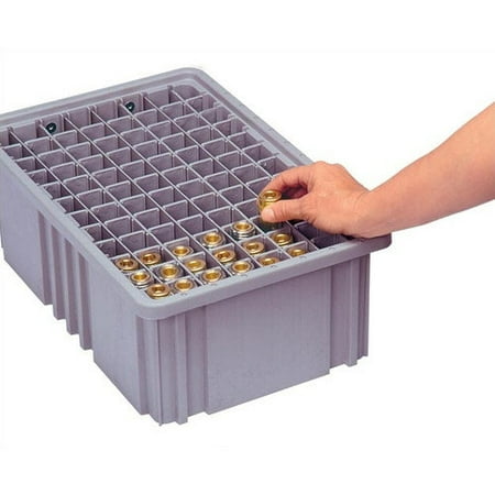 Quantum Storage Dividable Grid Storage Container Long Divider for DG92060 (Set of 6)