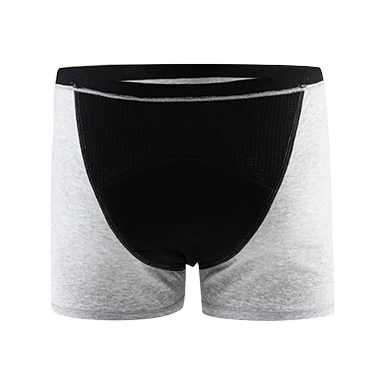 Noarlalf Womens Underwear Boxers for Women Panties for Women Absorbent  Boxer Underwear for All-Day and Night Comfort Grey 4XL