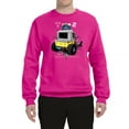 thumbnail image 2 of Ford Model T 1900 Vintage | Mens Cars and Trucks Crewneck Graphic Sweatshirt, Fuschia, Small, 2 of 3