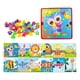 thumbnail image 3 of Tablero de mosaico con clavijas, juguete a juego de colores, juguetes educativos, 46 botones y 12 imágenes con clavijas para niños pequeños, regalos Estilo E Hugo Tablero de mosaico, 3 of 10