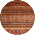 thumbnail image 1 of Ahgly Company Tapis d'Intérieur Ronds Brun Bronze Contemporain, Ronds de 3', 1 of 6
