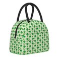 thumbnail image 2 of Vsdgher Insulated Lunch Bag Simple Bento Cooler Bag Lunch Tote Bag , Suitable for picnics, school, work (Broccoli 1 Print ), 2 of 5
