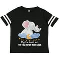 thumbnail image 3 of Inktastic My Tia Loves Me to the Moon and Back Elephant Family Boys or Girls Toddler T-Shirt, 3 of 5