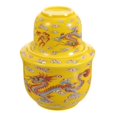 thumbnail image 3 of Teapot Warmer Multi-Functional Wine Kettle Antique Style Storage Holder Yellow Round 1 Set, 3 of 4