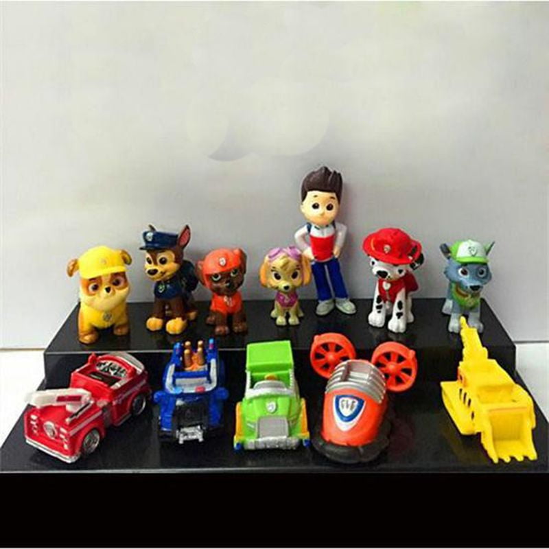 small plastic dog figures