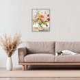 thumbnail image 3 of Stupell Industries Modern Cheerful Summer Garden Blooms Gray Framed Giclee Art, 16 x 20, by Riley B, 3 of 7