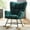 Green, variant on MAYEERTY Beige Nursery Rocking Chair Teddy, High Backrest, Comfortable Stylish with Padded Seat for Living Rooms, Bedrooms, Offices