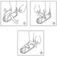 thumbnail image 5 of Cast Shoe Foot Fracture Support Open Toe Plaster Cast Boot Post Op Shoe Toe Valgus Surgical Fixed Gypsum Shoe Walking Boot for Foot Injuries Stable Ankle Joints Postoperative Recovery Pain Relief(L), 5 of 7