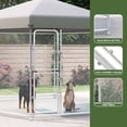 thumbnail image 5 of Uforic 9.8×6.2 ft ( 118" x 98" x 75" ) Large Outdoor Dog Kennel,Outside Heavy Duty Shade Dog Pen Playpen Pet Dog Enclosure Crate Dog Run House with UV & Waterproof Cover Fence, 5 of 8