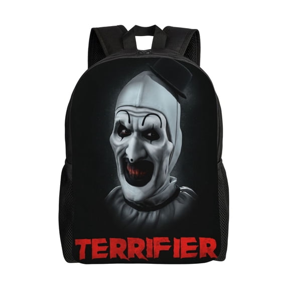 Terrifier Backpack Aesthetic Large Capacity Laptop Bookbag College Travel Hiking School Daypack Rucksack