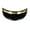 Black gold, variant on Huhudde 3 Snap-Button Visor Shield Lens Visor Flip Up Wind Shield for Open Face Helmet