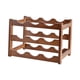 thumbnail image 5 of Estante de madera para vino tinto, decoración, material grueso, soporte para vino. 3 capas 9 botellas, 5 of 9