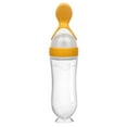 thumbnail image 1 of Cuchara de alimentación para bebé, silicona segura, entrenamiento para recién nacidos, botella de arroz, alimentador de suplemento alimenticio de cereales YUNYI BRAND Deportes, 1 of 8