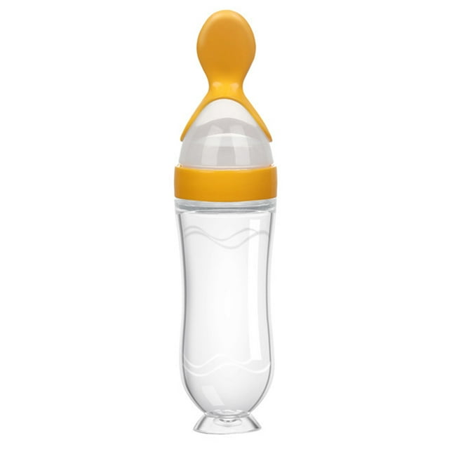 Cuchara de alimentación para bebé, silicona segura, entrenamiento para recién nacidos, botella de arroz, alimentador de suplemento alimenticio de cereales YUNYI BRAND Deportes