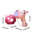 thumbnail image 3 of Valentines Day Gifts for Kids Latrodar Stocking Stuffers for Kids Toddler Happy Playthings Bubble Machine Automatic Burst 20 Holes Backpack Bubble Toddler Toys Boys Girls Gifts 140ml P, 3 of 4