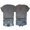Grey, variant on Women's T Shirts Let Them Misunderstand You Letter Print Crew Neck Short Sleeve Tee Tops for Women Beige L