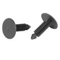 thumbnail image 4 of 30pcs 8mm Hole Dia Plastic Bolt Rivets Fastener Ceiling Lining Trim Panel Clips Black for Car Auto, 4 of 5