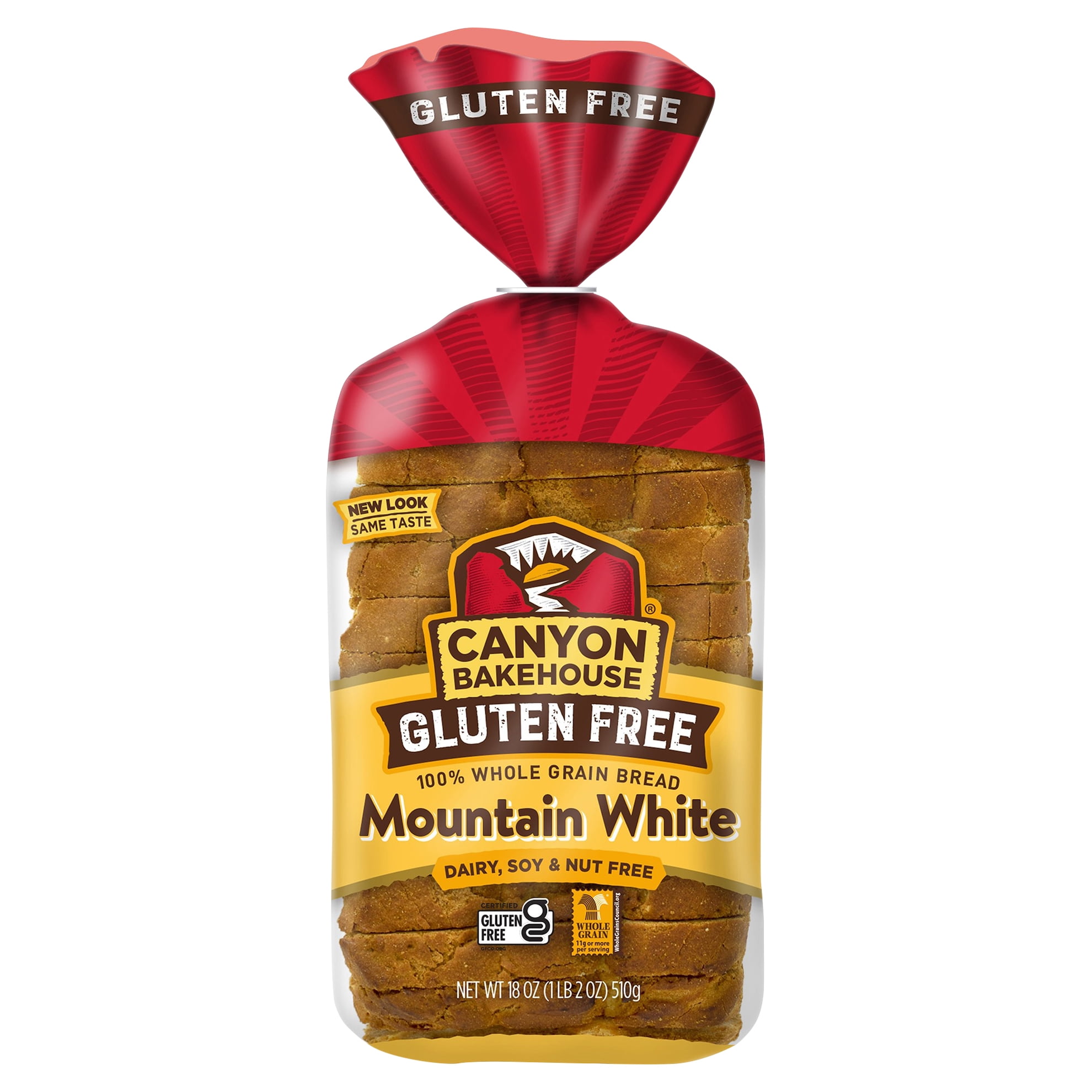 Canyon Bakehouse Mountain White Gluten Free White Bread Loaf, 18 oz., Frozen